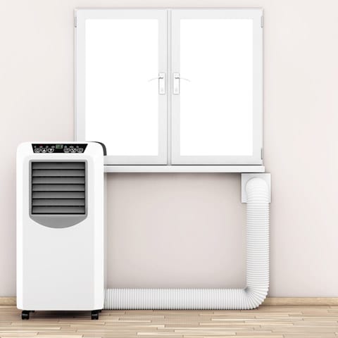 How To Vent A Portable Ac Unit Home, Ac Vent Kit For Sliding Glass Doors And Large Windows