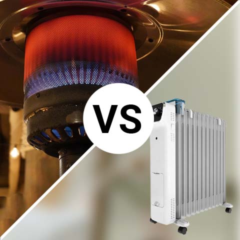 Gas heater vs oil heater