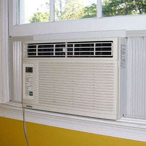 How does a window air conditioner work