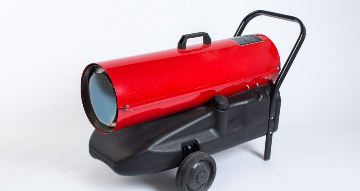 red kerosene torpedo heater