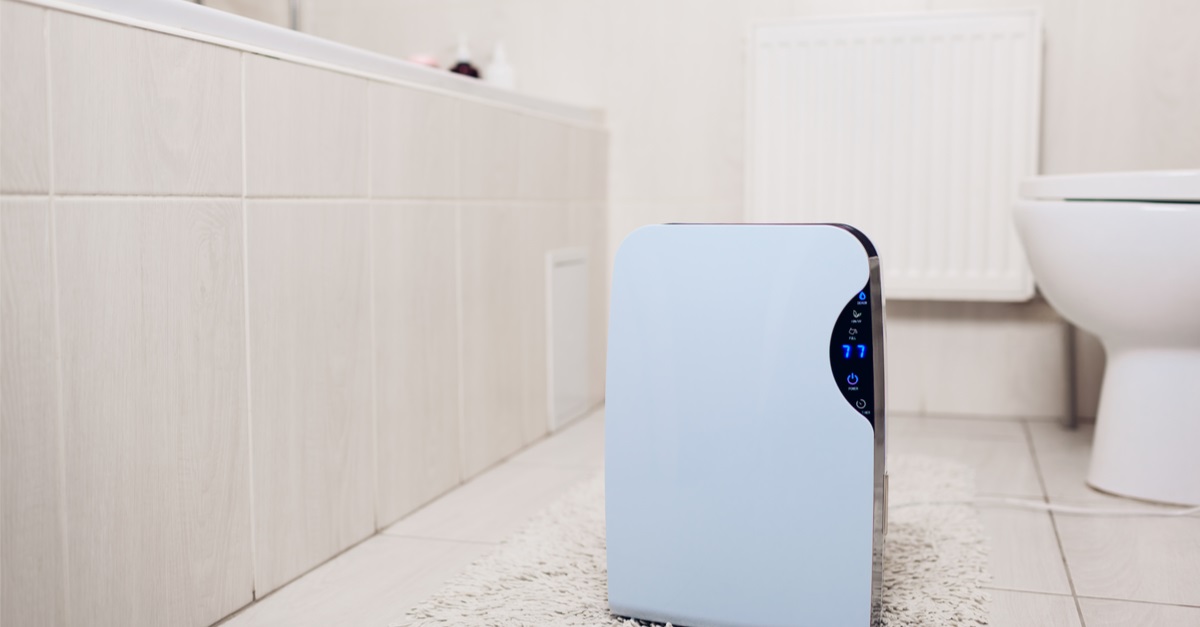 Dehumidifier with touch panel